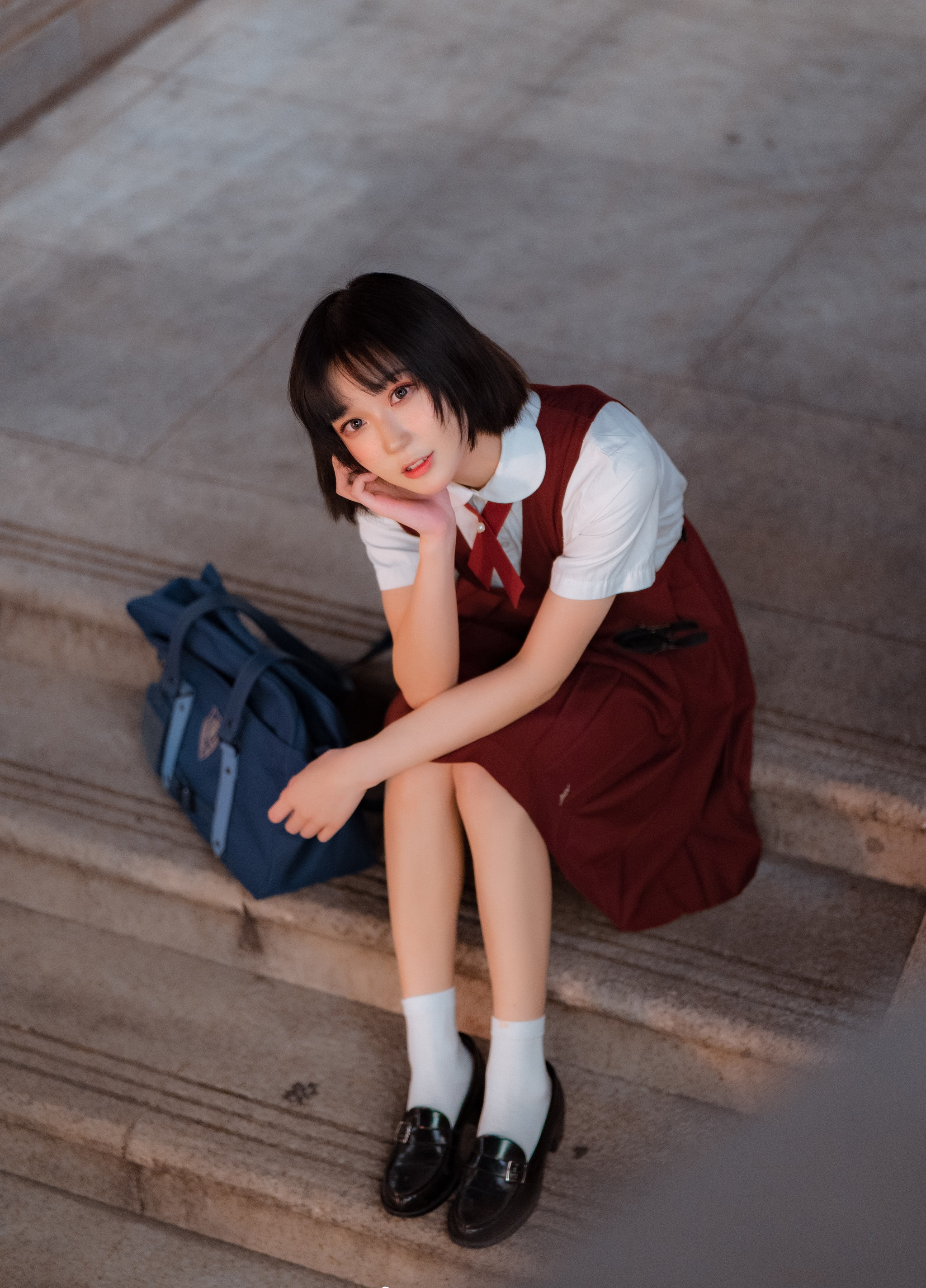 图片[1]-阿包也是兔娘 – NO.001 JK日常 [15P]-XikXak